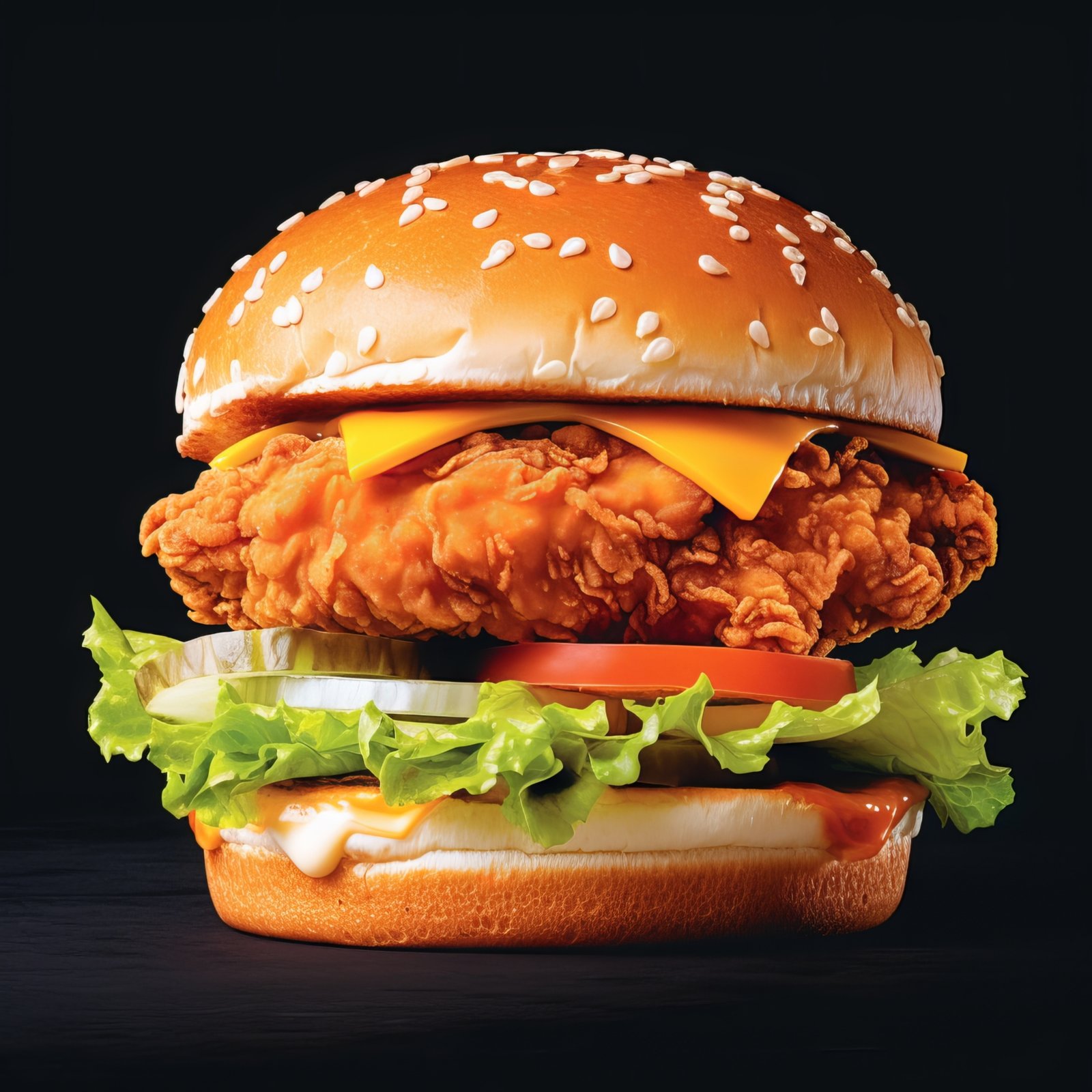 CHICKEN SPICY BURGER